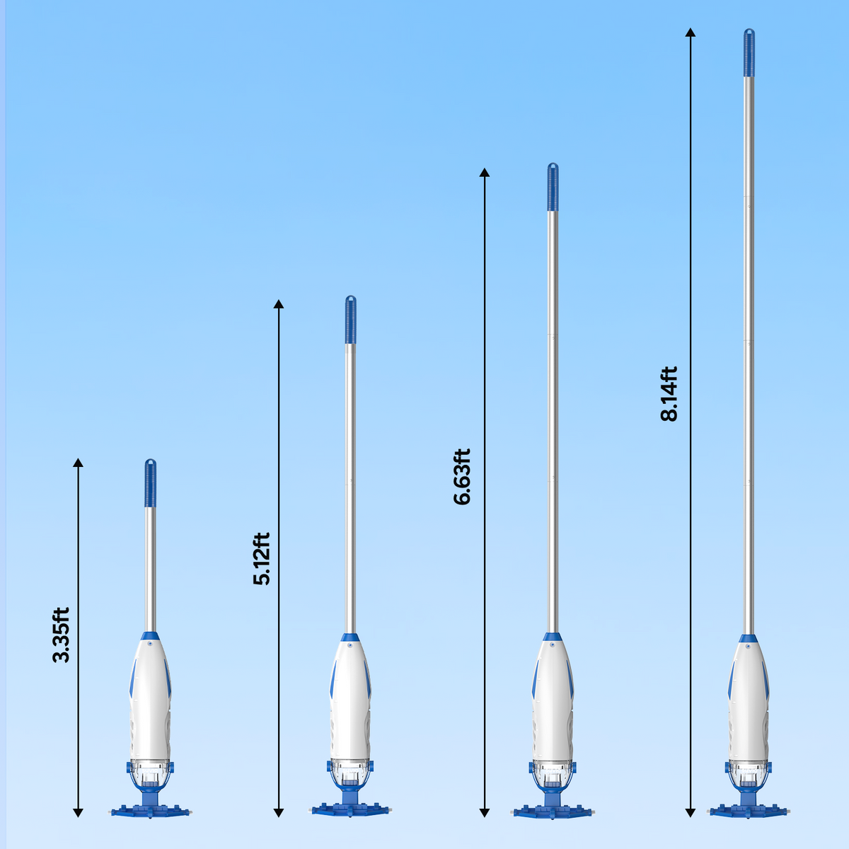 SYVIO Cordless Pool Vacuum, Handheld & Rechargeable
