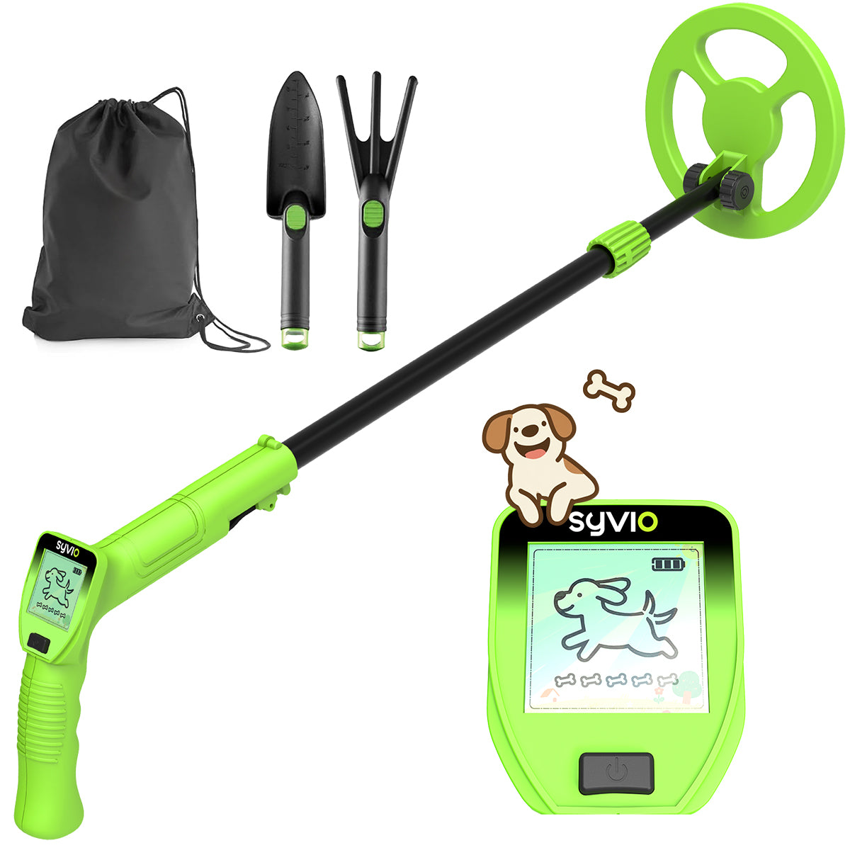 SYVIO Metal Detector for Kids, Treasure Hunting Toy
