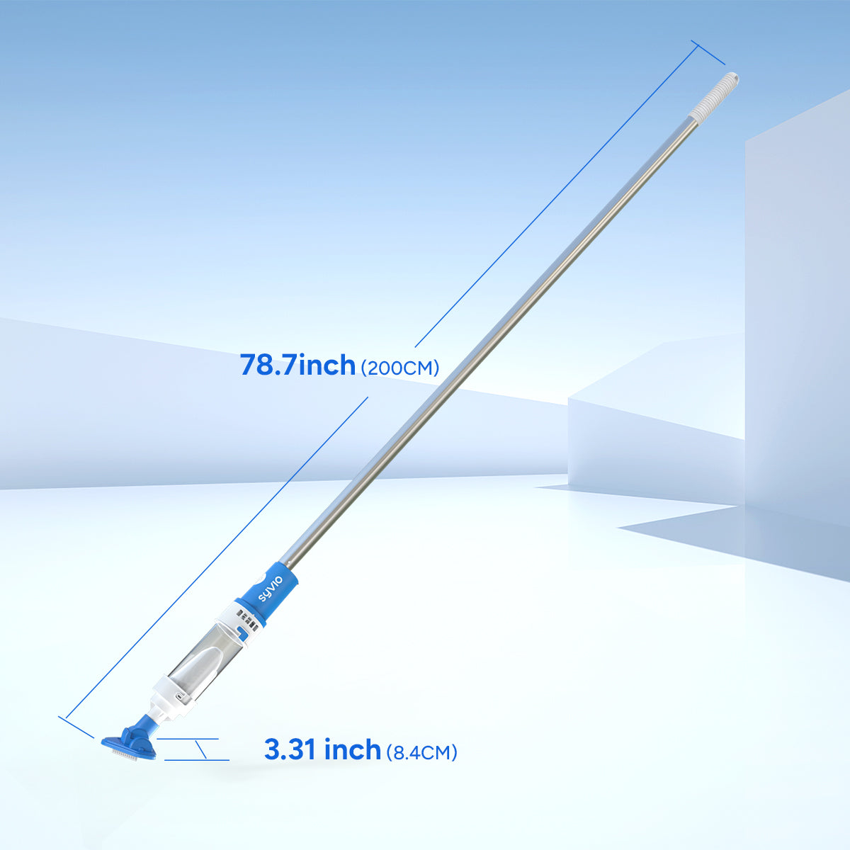 SYVIO 2-in-1 Cordless Pool Vacuum, Pool & Spa Cleaner