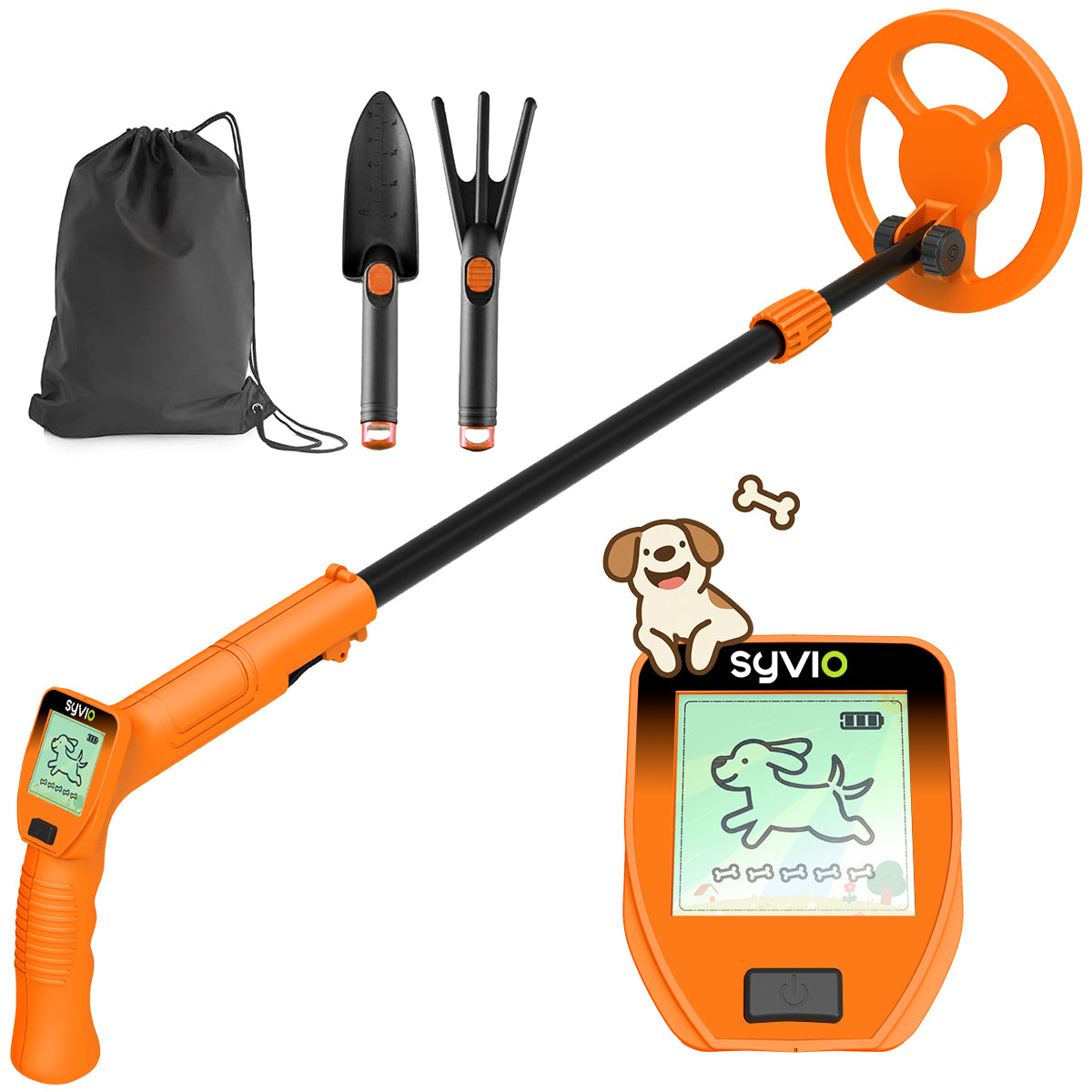 SYVIO Metal Detector for Kids, Treasure Hunting Toy