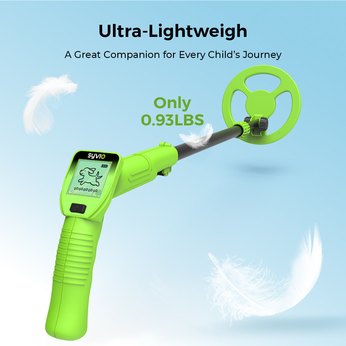 SYVIO Metal Detector for Kids, Treasure Hunting Toy