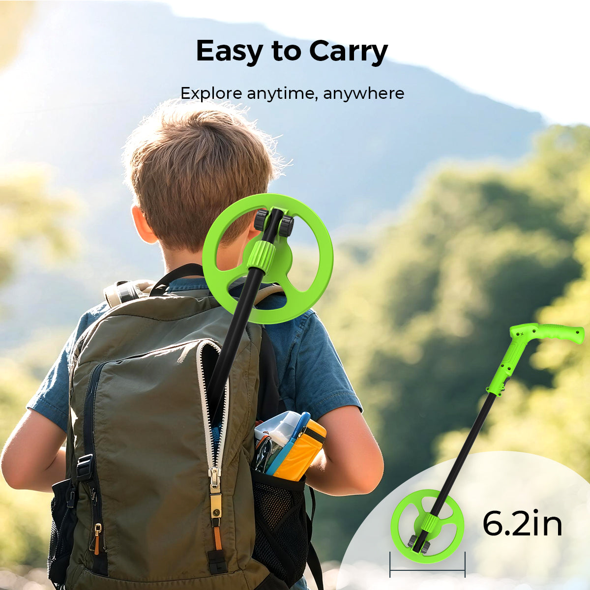 SYVIO Metal Detector for Kids, Treasure Hunting Toy